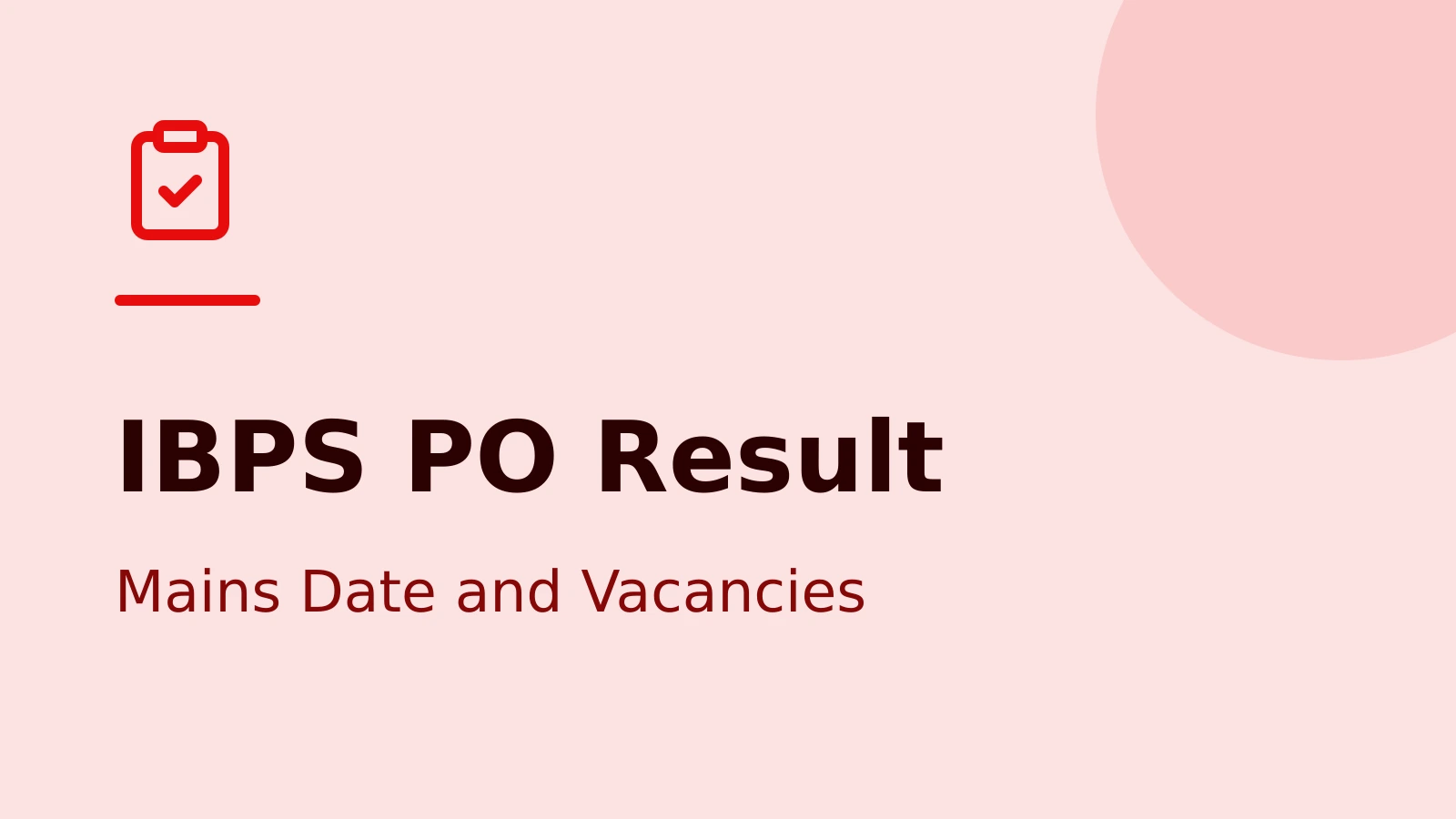 IBPS PO Prelims Result 2026: Check Status, Mains Date and 7,565 Vacancies